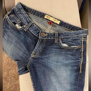 BKE Women's Dark Blue Boot Cut Jeans